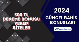 500 Tl Deneme Bonusu Veren Siteler