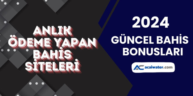 Anlık Ödeme Yapan Bahis Siteleri